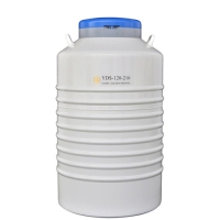 成都金凤配多层方提筒的液氮生物容器YDS-120-216